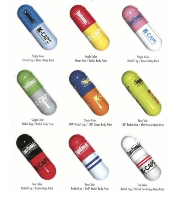 capsules printing